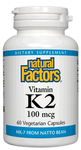 Natural Factors Vitamin K2 120 mcg 60 Vegcaps