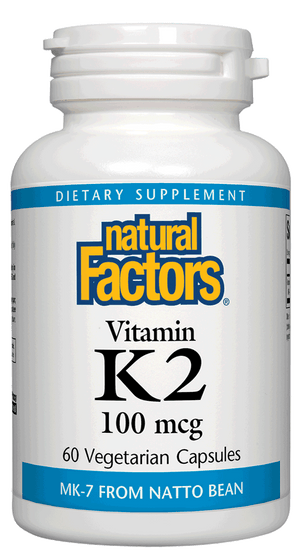 Natural Factors Vitamin K2 120 mcg 60 Vegcaps
