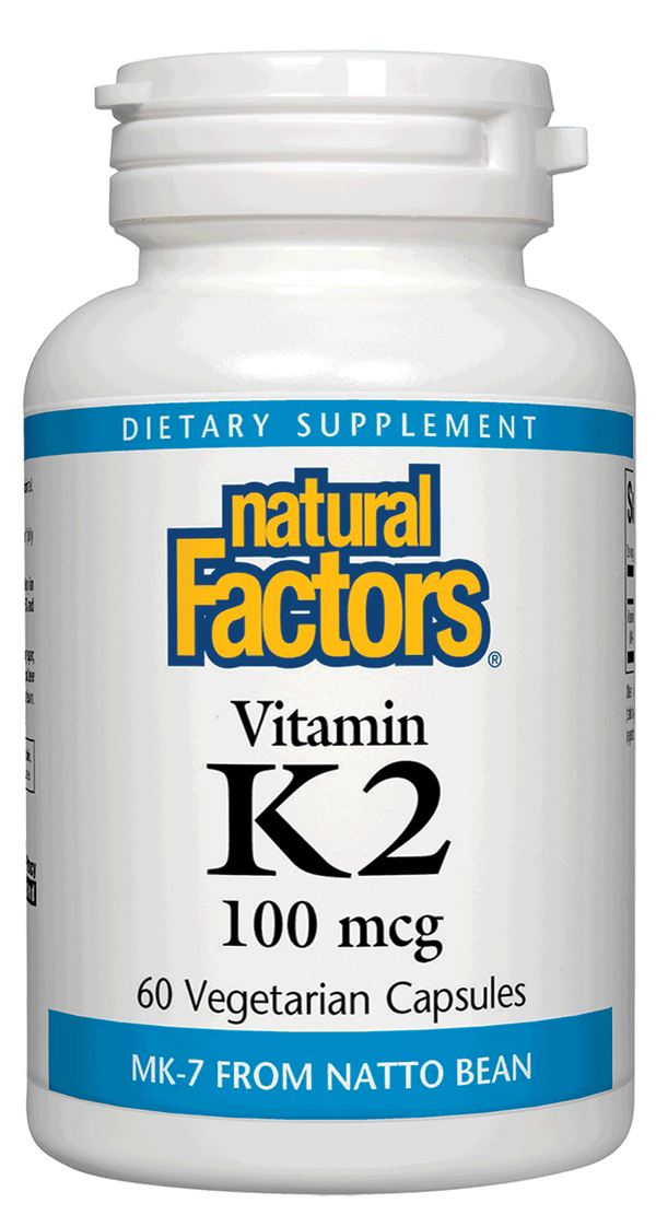 Natural Factors Vitamin K2 120 mcg 60 Vegcaps