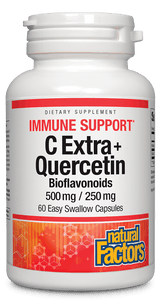 Natural Factors C Extra + Quercetin 60 Vegcaps