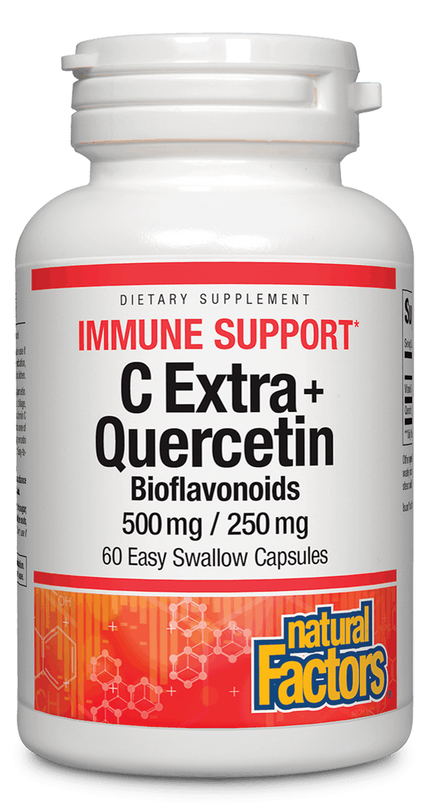 Natural Factors C Extra + Quercetin 60 Vegcaps