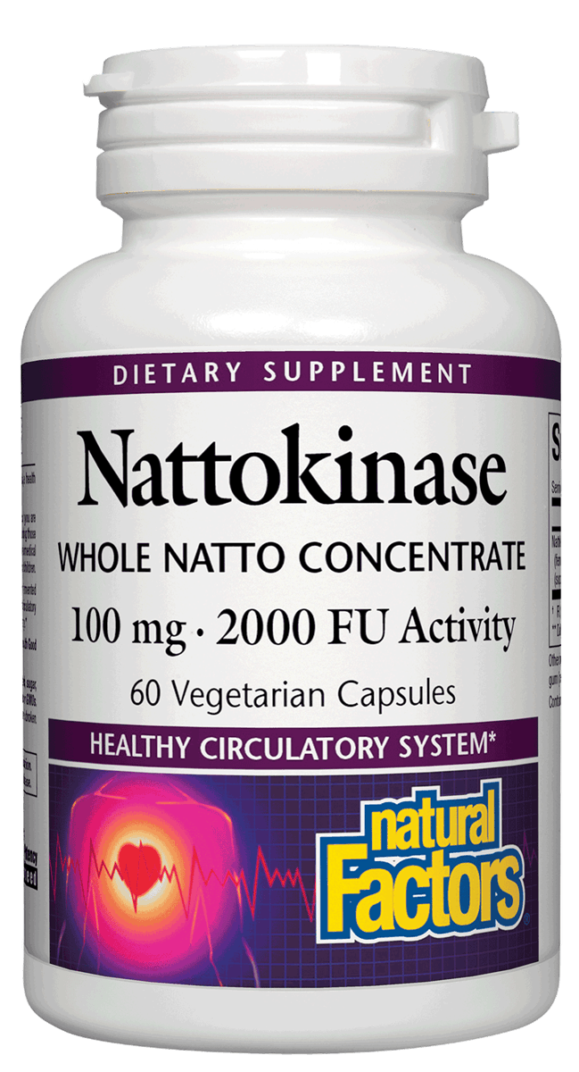 Natural Factors Nattokinase 100 mg 60 capsules