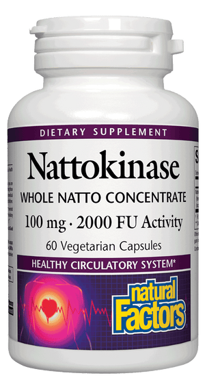 Natural Factors Nattokinase 100 mg 60 capsules