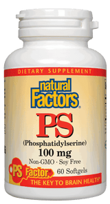 Natural Factors Phosphatidylserine 100 mg 60 softgels