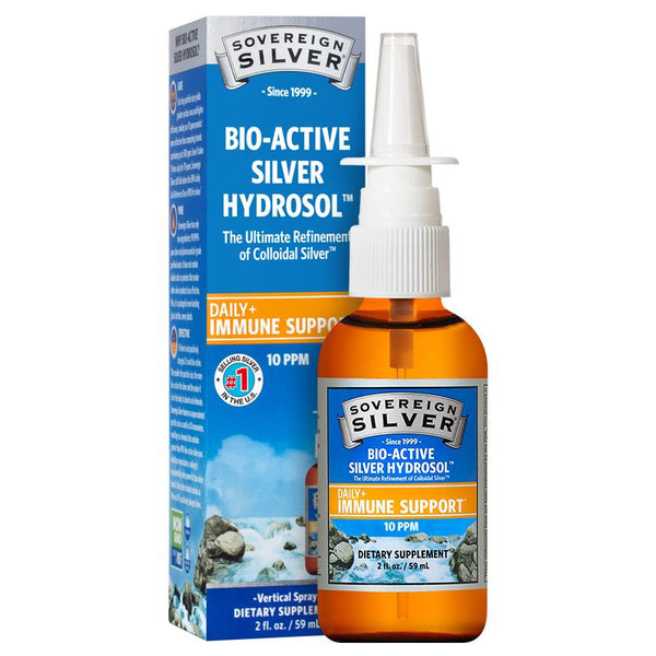 Sovereign Silver Bio-Active Hydrosol 2 oz. Vertical Spray