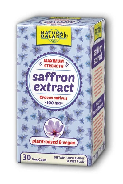 Natural Balance Saffron Extract 30 veg caps
