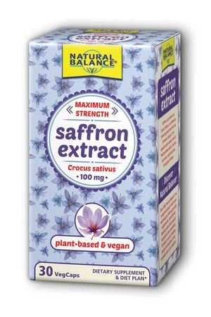 Natural Balance Saffron Extract 30 veg caps