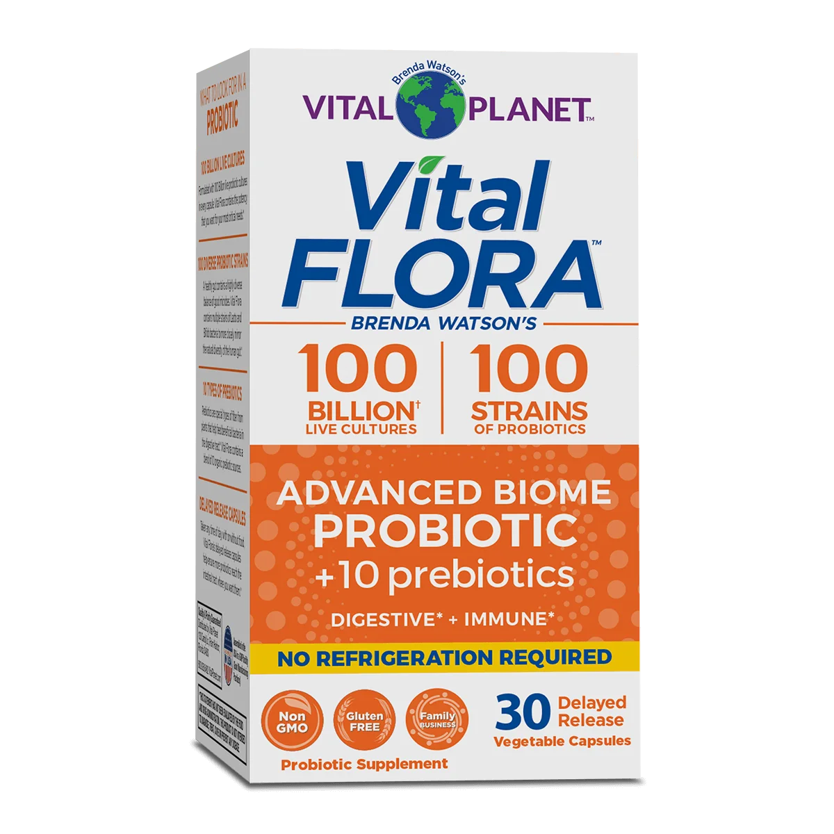 Vital Flora Advanced Biome Probiotic - 30 Capsules