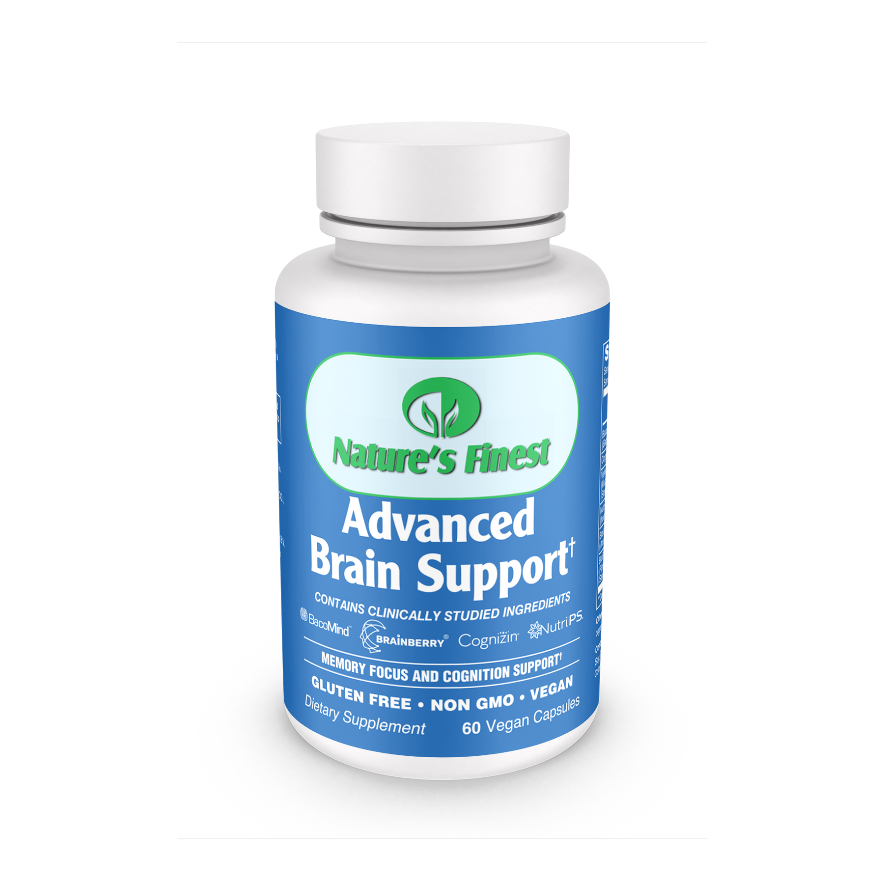Nature's Finest Advanced Brain Support - 60 Capsules