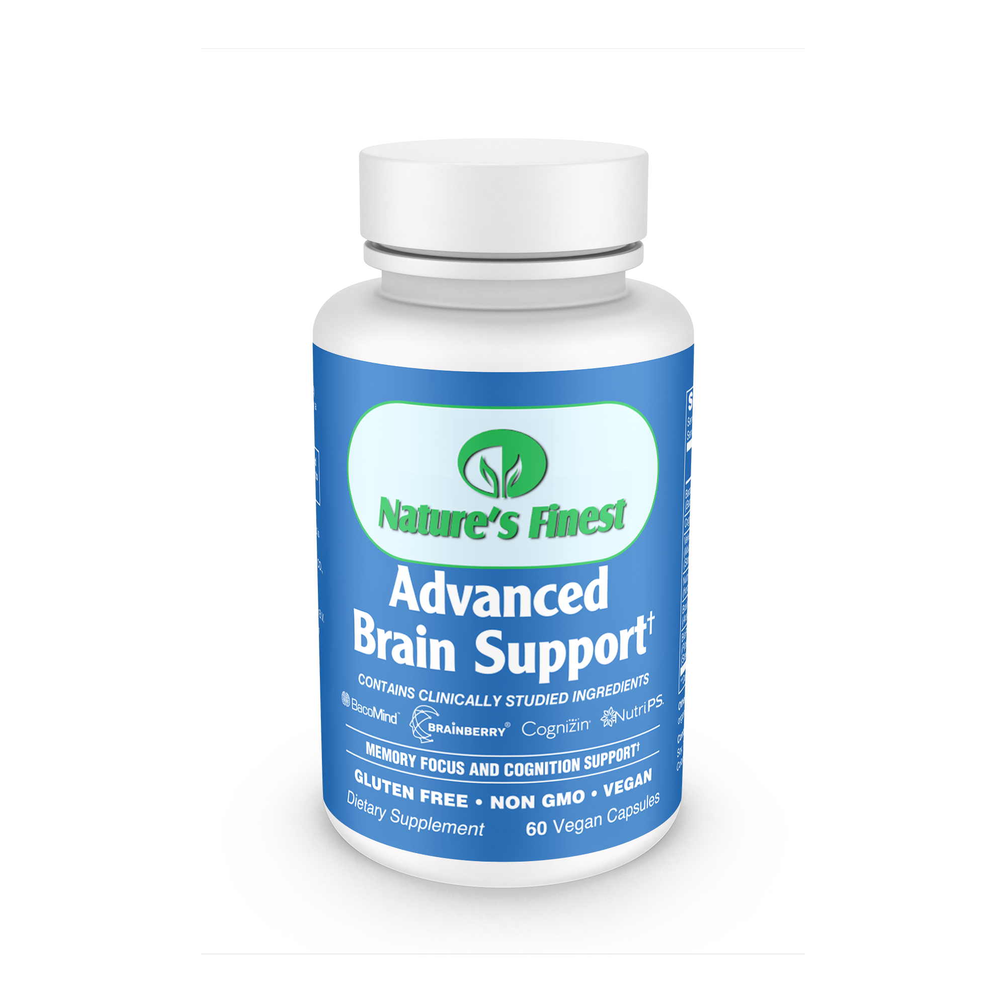 Nature's Finest Advanced Brain Support - 60 Capsules