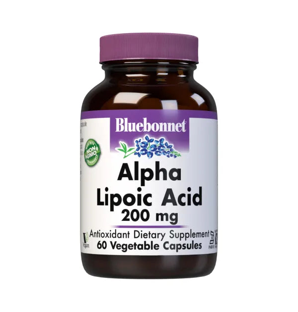 Bluebonnet Alpha Lipoic Acid 200mg 60 veg caps