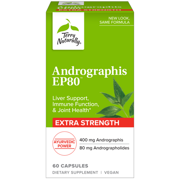 Terry Naturally Andrographis EP80™ Extra Strength 60 Capsules