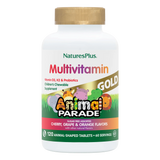 Natures Plus Animal Parade Gold Kids Multivitamin Assorted Flavors - 120 Chewables