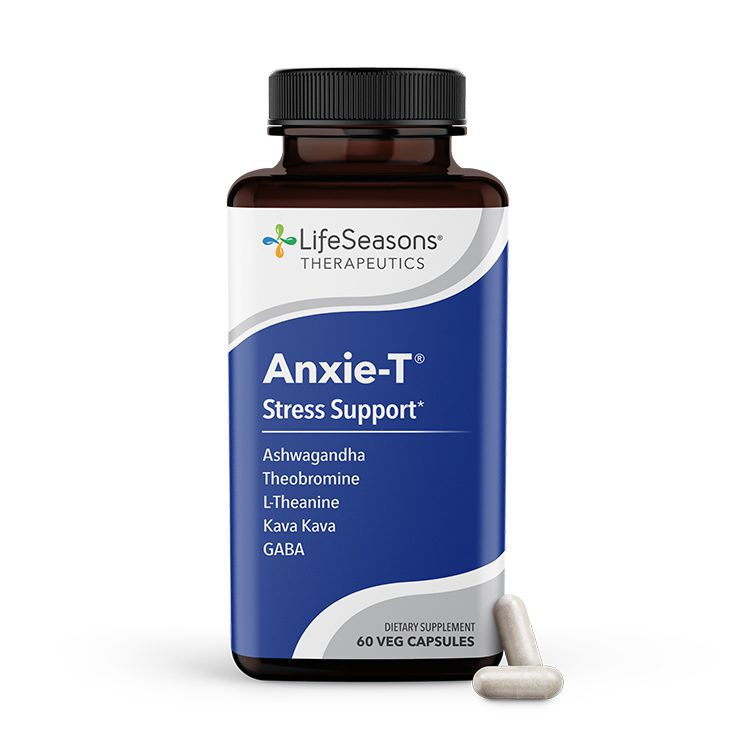 LifeSeasons Anxie-T Stress Support - 60 veg caps