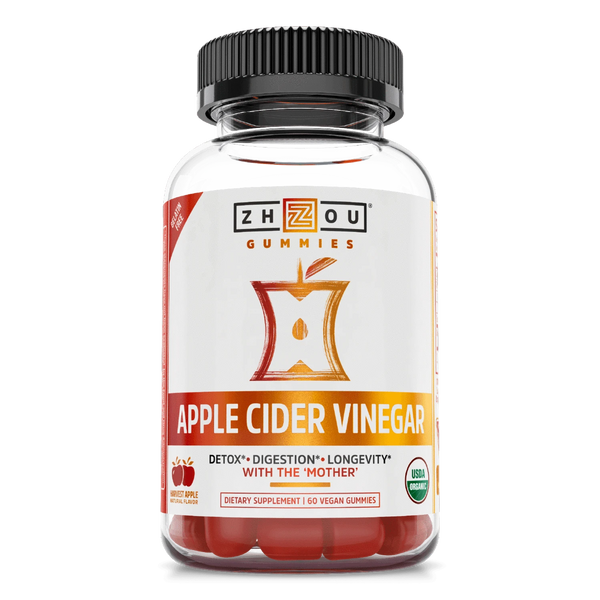 Zhou Apple Cider Vinegar 60 Vegan Gummies