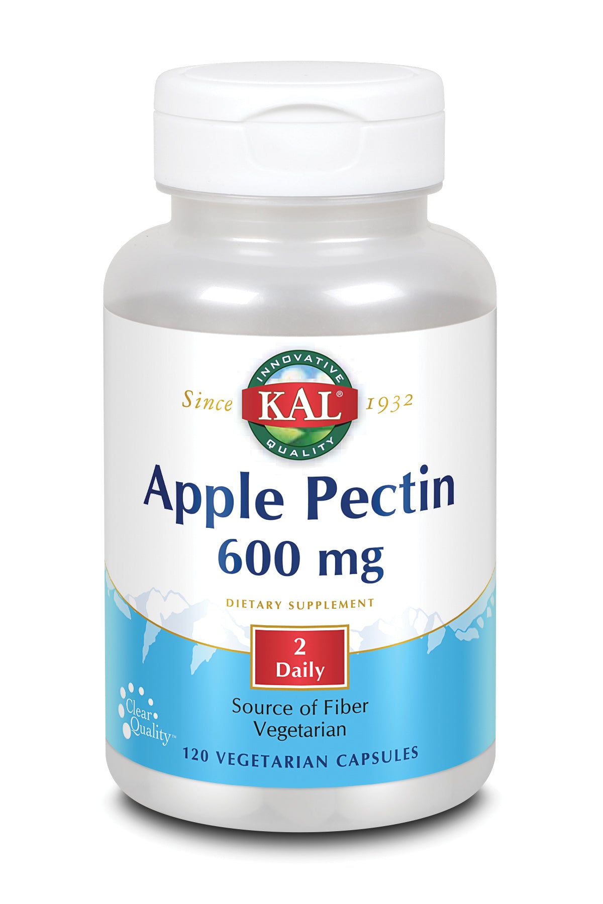 KAL Apple Pectin 600mg 120 veg caps