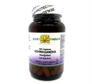 Pure Nature Ashwagandha (Organic) 90 Veg Caps