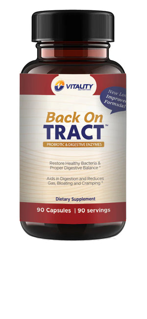 Vitality Nutrition Back on Tract Digestive Support - 90 Capsules