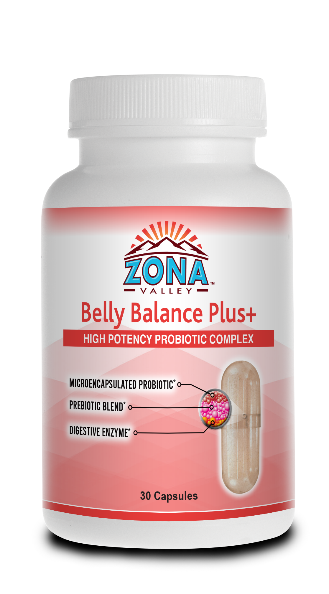 Zona Valley Belly Balance Plus Advanced Probiotic 30 capsules