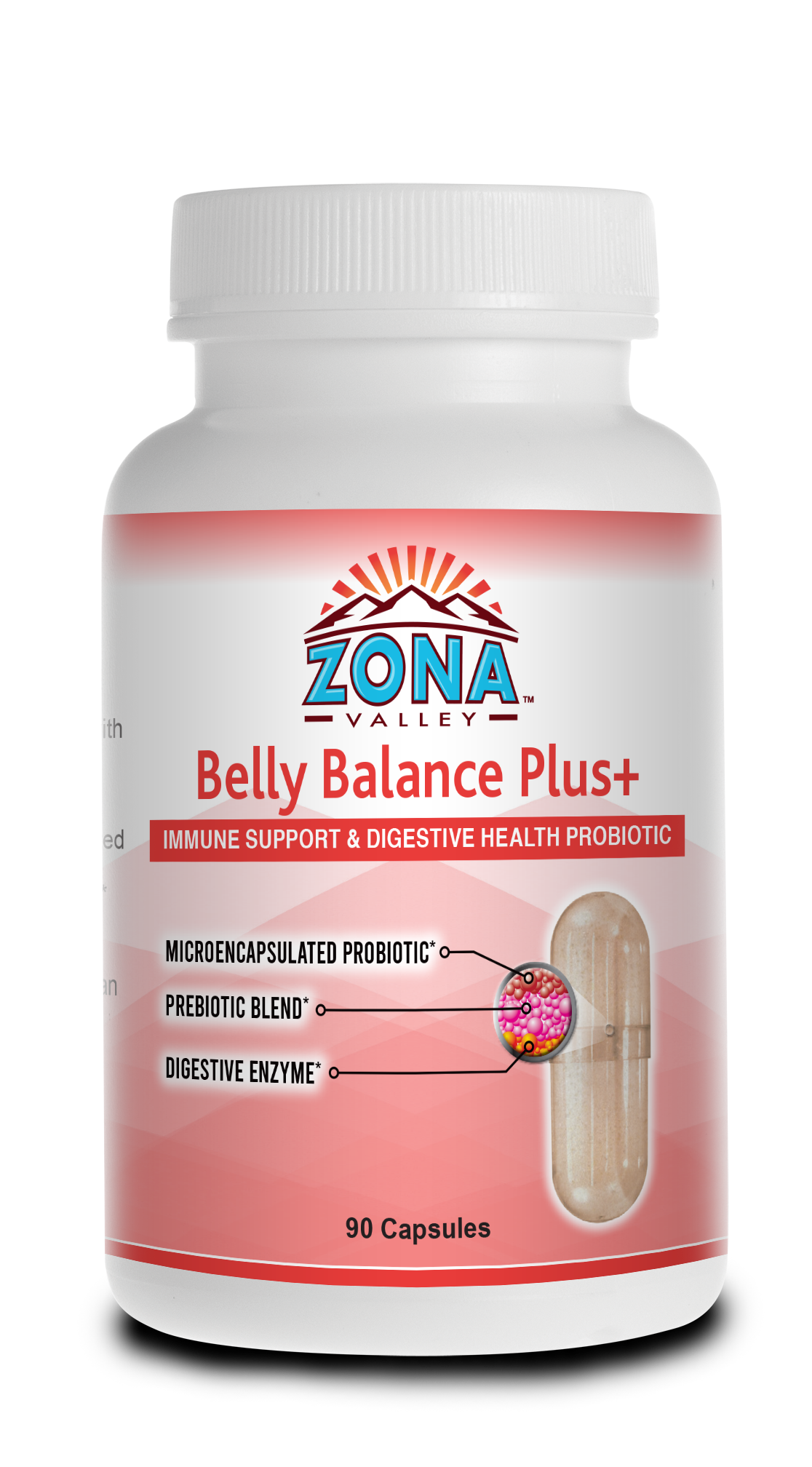 Zona Valley Belly Balance Plus Advanced Probiotic 90 capsules