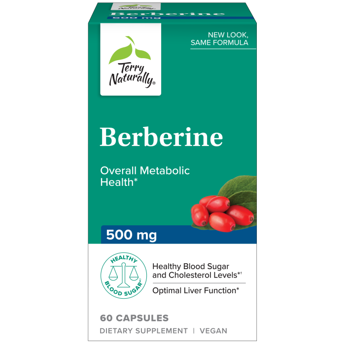 Terry Naturally Berberine MetX 60 capsules