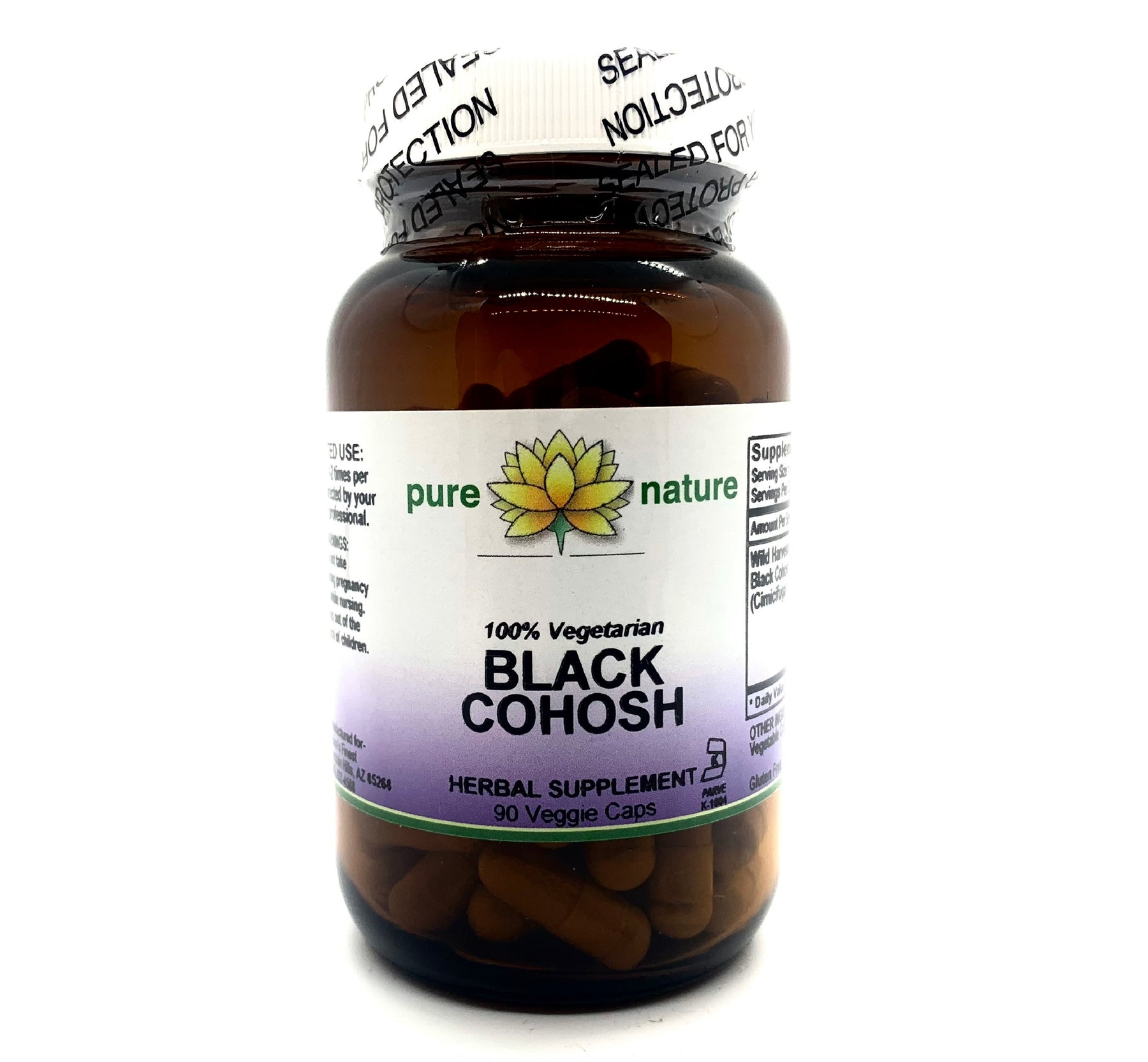 Pure Nature Black Cohosh 90 Veg Caps