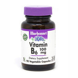 Bluebonnet Vitamin B6, 100mg, 90 caps