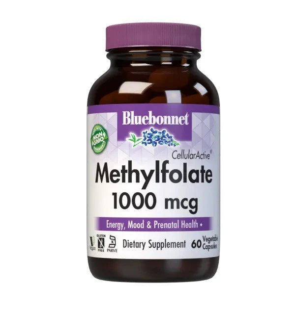 Bluebonnet Methylfolate, 1000 mg, 60 vcaps