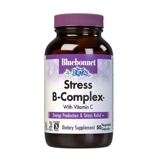 Bluebonnet Stress B-Complex with Vitamin C, 50 caps