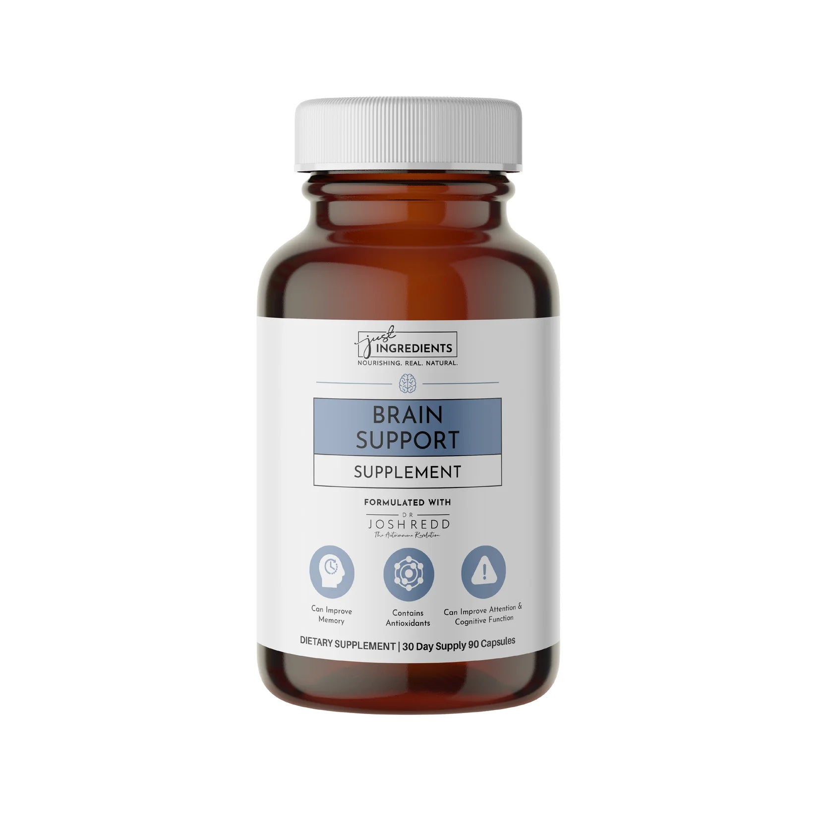 Just Ingredients Brain Support - 90 Capsules