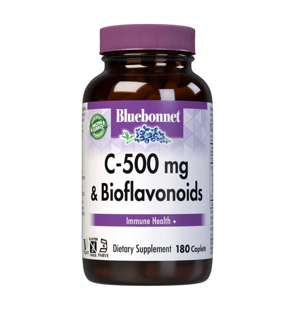 Bluebonnet C-500mg Plus Bioflavonoids 180 caps