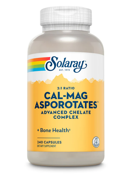 Solaray Calcium Magnesium Asporotates - 240 Caps