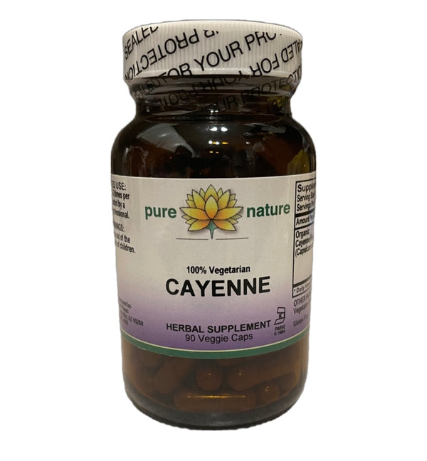 Pure Nature Cayenne (Organic) 90 Veg Caps