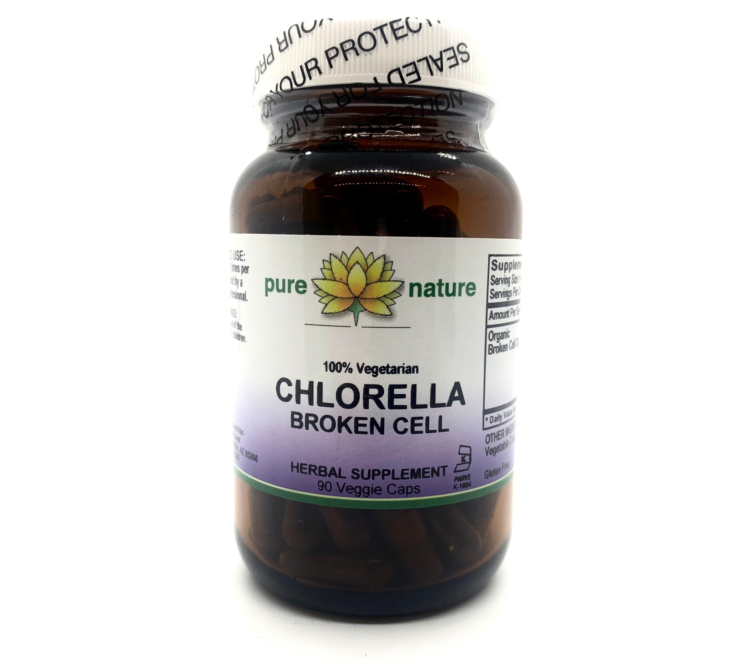 Pure Nature Chlorella (Organic) 90 veg caps