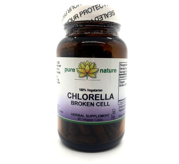 Pure Nature Chlorella (Organic) 90 veg caps