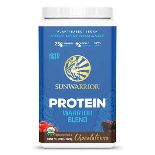 Sun Warrior High Performance Plant Based Chocolate Protein Powder 750g