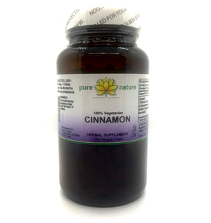 Pure Nature Cinnamon (Organic) 180 Veg Caps