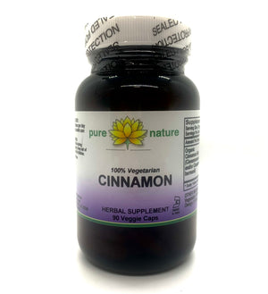 Pure Nature Cinnamon (Organic) 90 Veg Caps