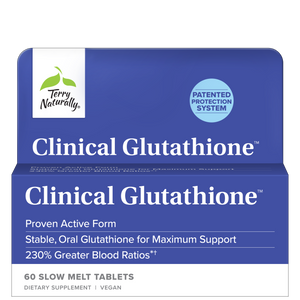 Terry Naturally Clinical Glutathione 60 Slow-melt tablets