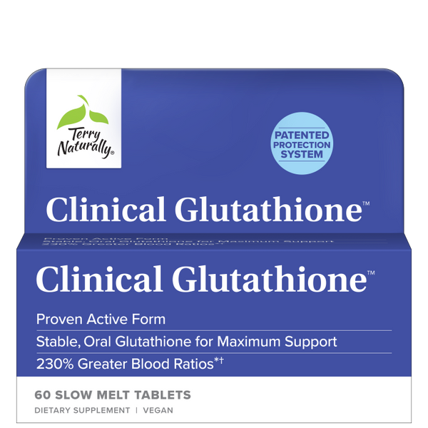 Terry Naturally Clinical Glutathione 60 Slow-melt tablets