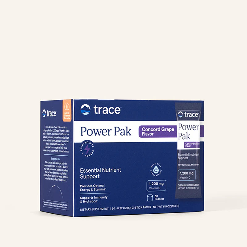 Trace Minerals PowerPak Concord Grape - 30 Packets