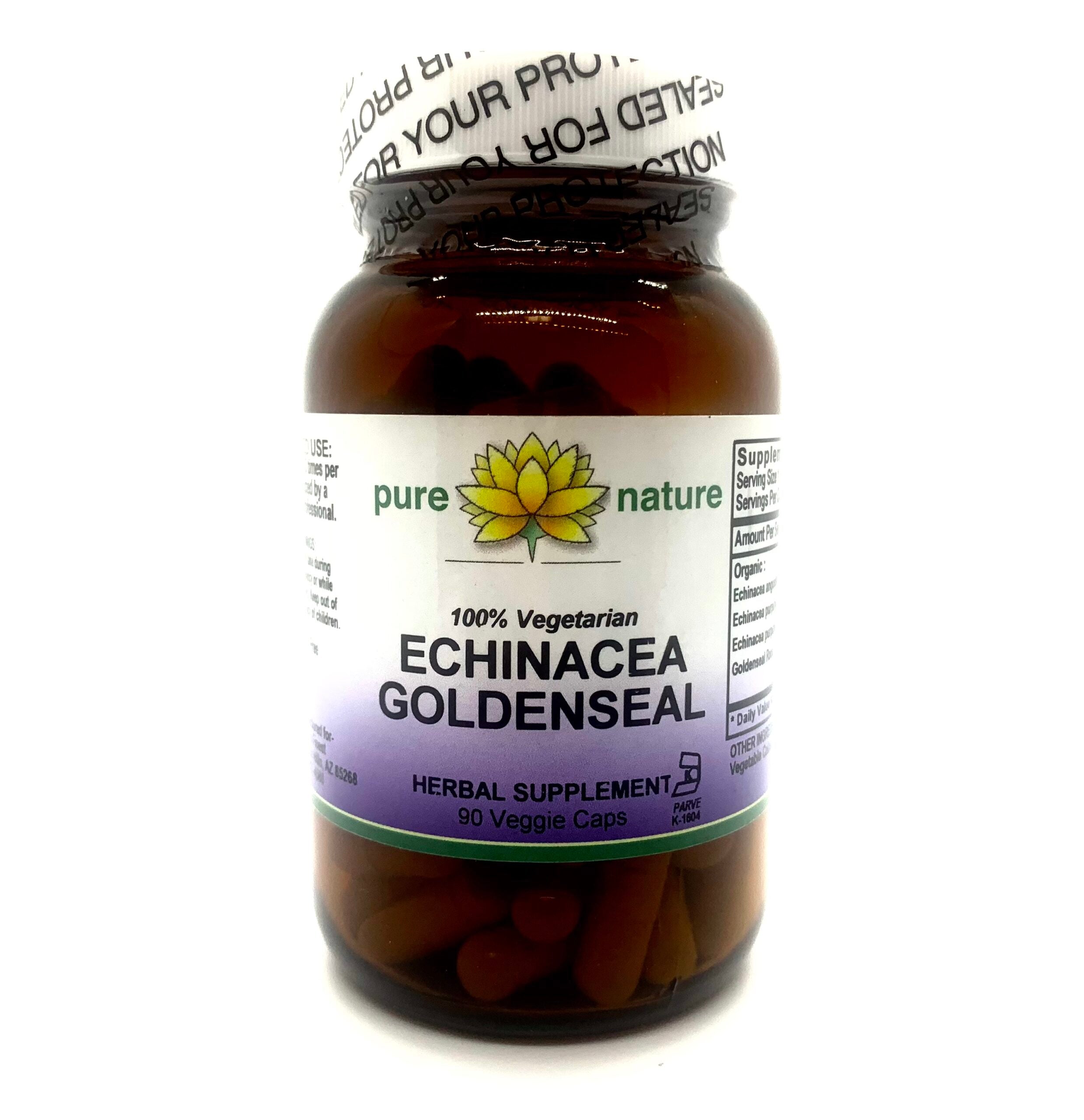 Pure Nature Echinacea Goldenseal 90 Veg Caps
