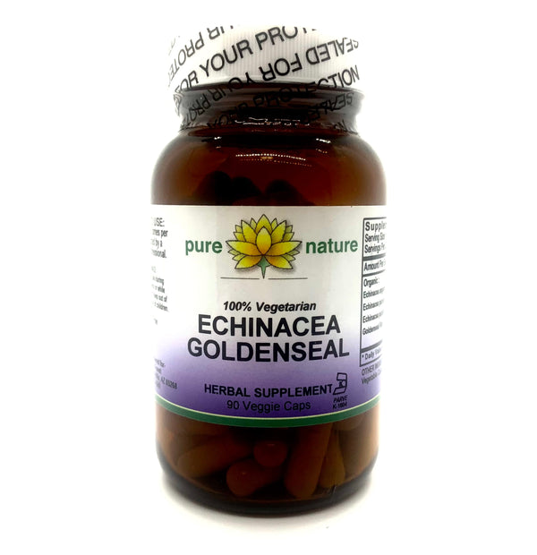 Pure Nature Echinacea Goldenseal 90 Veg Caps