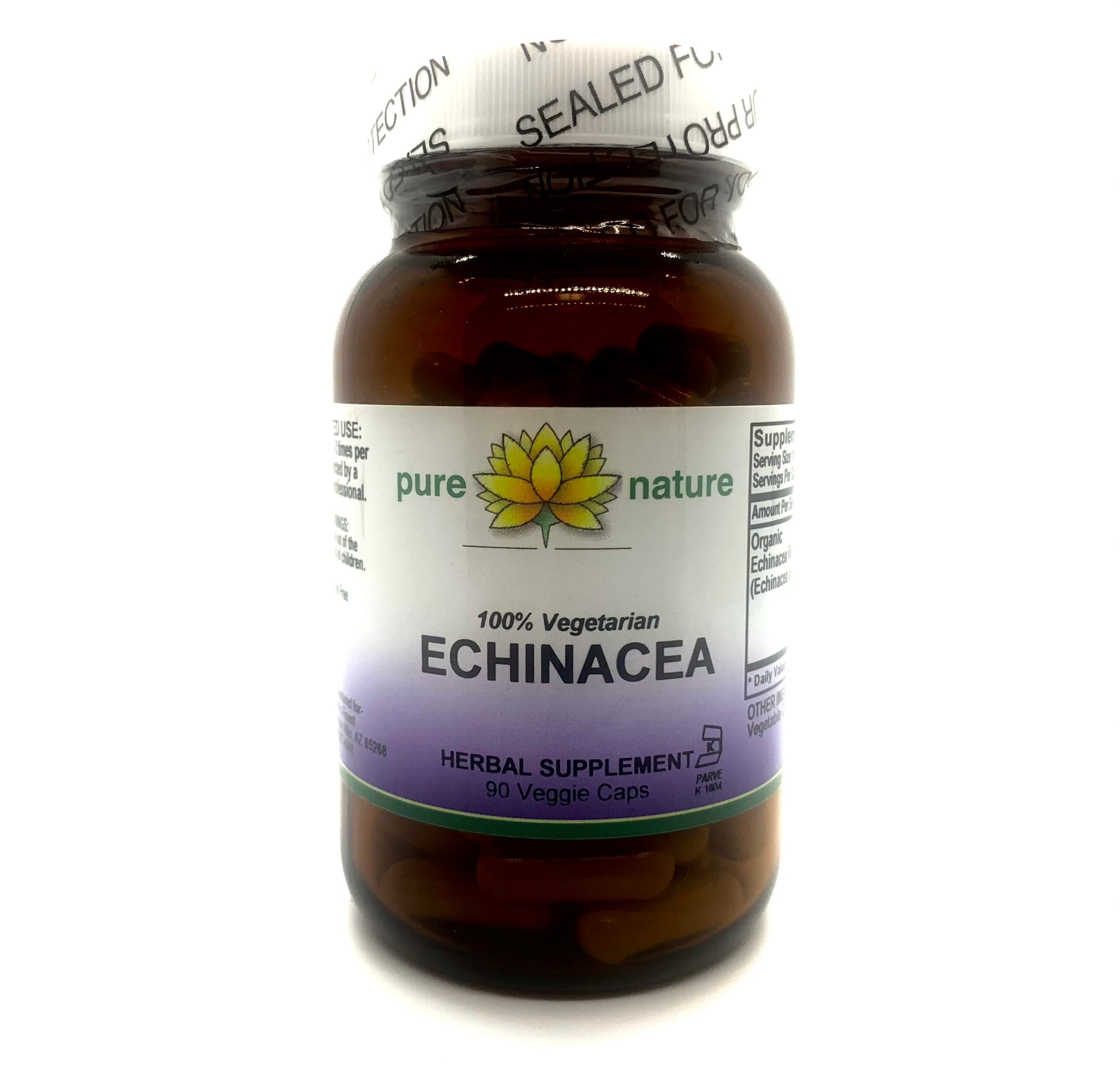 Pure Nature Echinacea (Organic) 90 Veg Caps