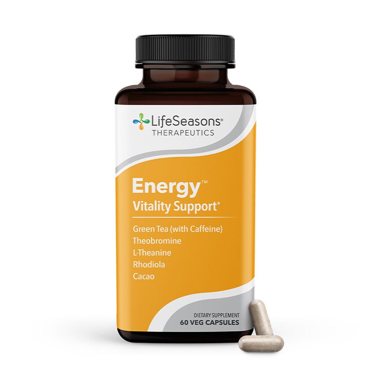LifeSeasons Energy Vitality Support - 60 Veg Caps