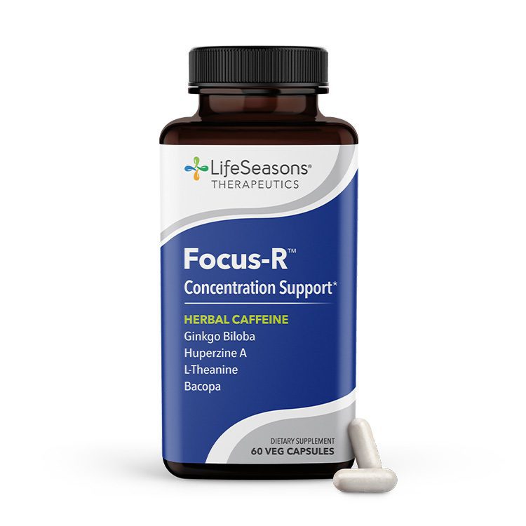 LifeSeasons Focus-R Concentration Support - 60 Veg Caps