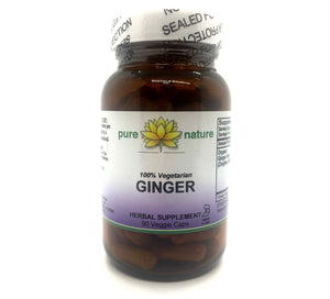 Pure Nature Ginger (Organic) 90 Veg Caps