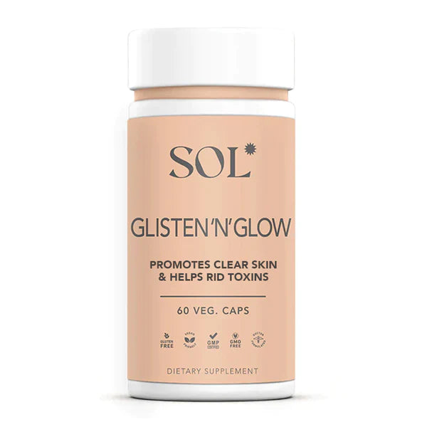 Sol Nutrition Glisten 'N' Glow - 60 capsules