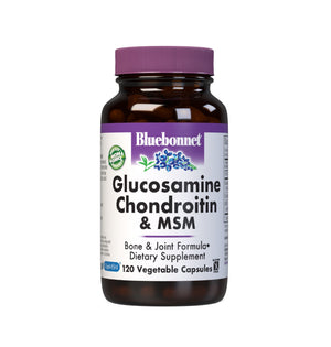 Bluebonnet Glucosamine Chondroitin Plus MSM Vegcaps