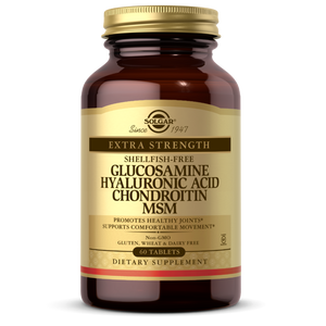 Solgar Glucosamine Hyaluronic Acid Chondroitin MSM 120 tablets